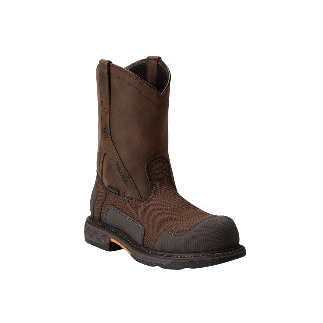 Ariat Men's Waterproof Composite Toe Work Brown Boots