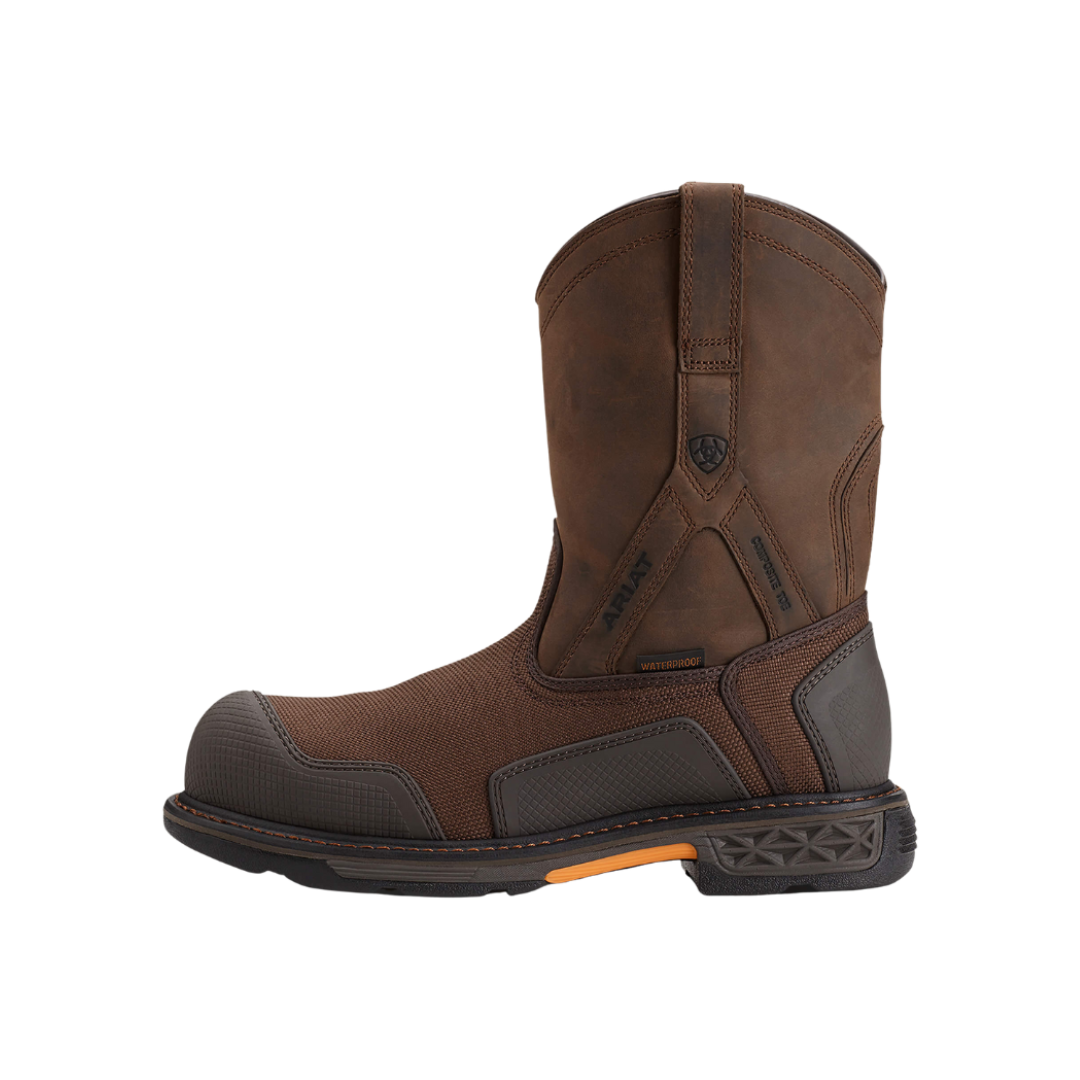 Ariat Men's Waterproof Composite Toe Work Brown Boots