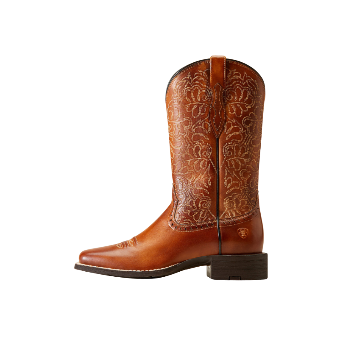 Ariat Women's Round Up Remuda Naturally Rich Light Brown Boots