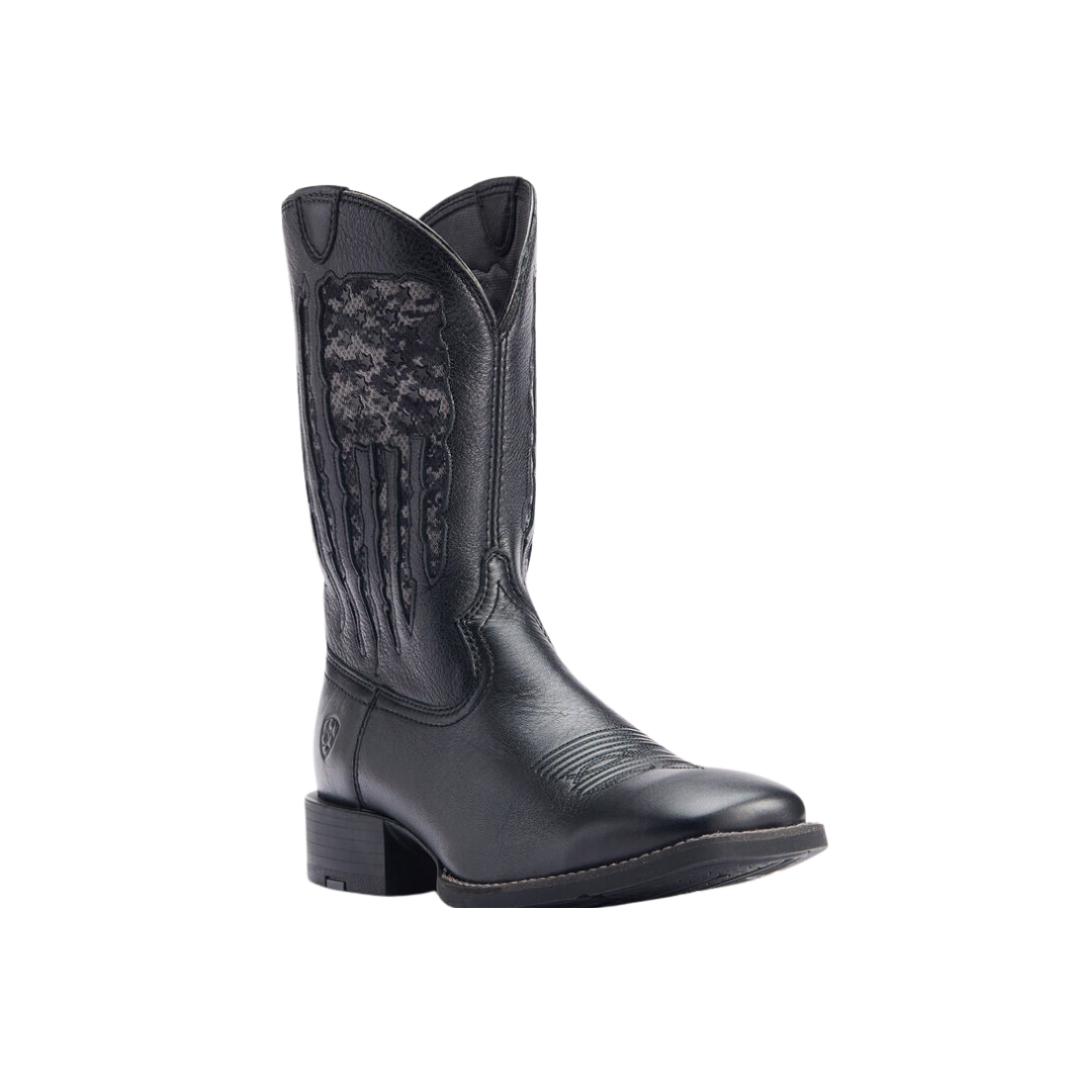 Ariat Men's Sport My Country Western Black Boots