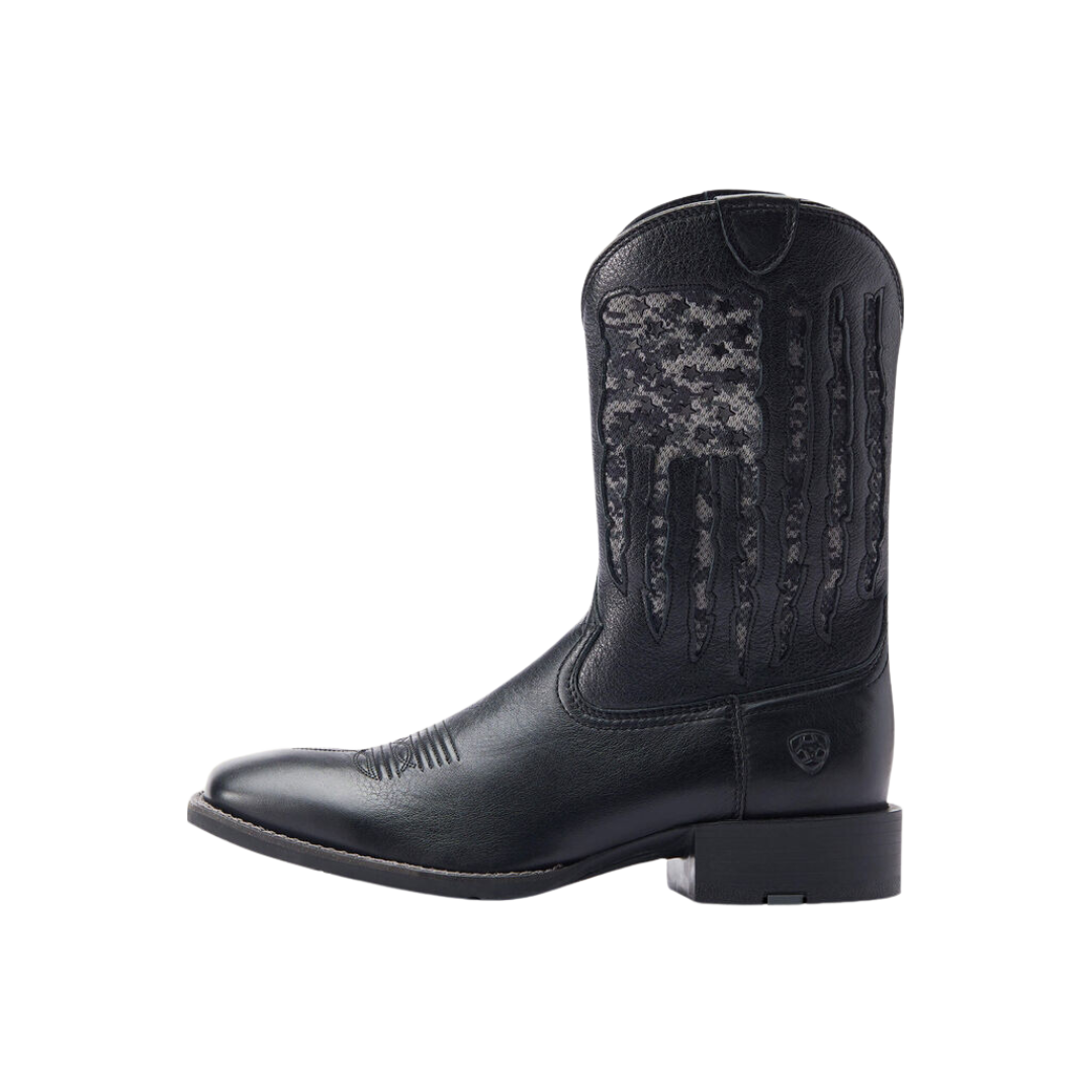 Ariat Men's Sport My Country Western Black Boots