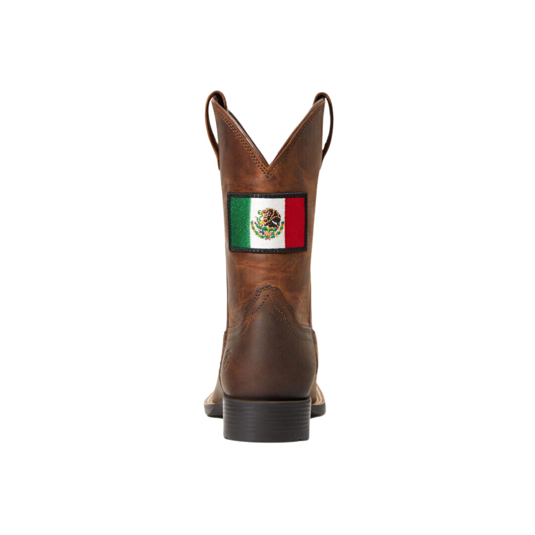 Ariat Men's Sport Orgullo Mexicano II Distressed Brown Boots