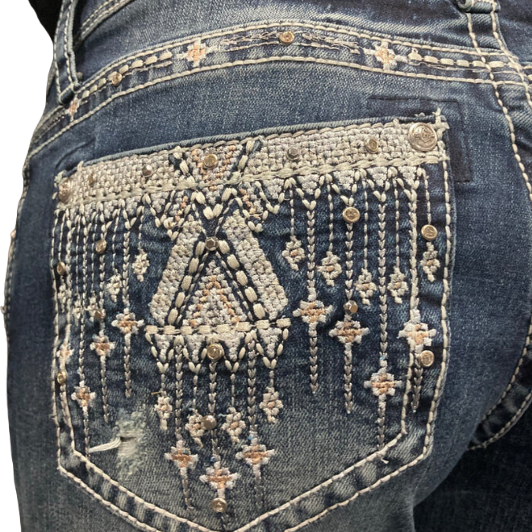 Grace Women's Chandelier Hipster Jeans