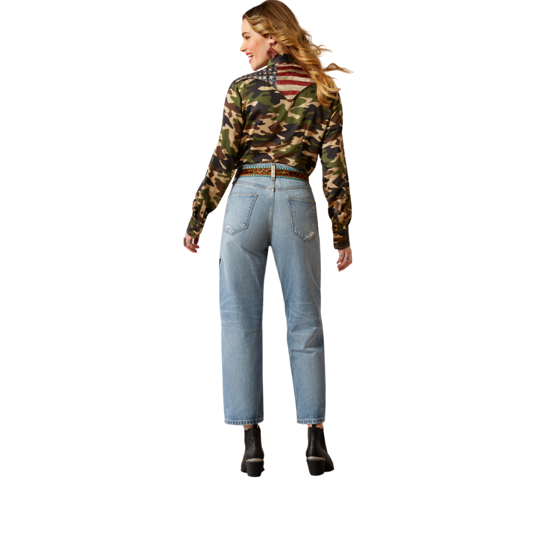 Ariat Women's Rodeo Quincy Tomboy Straight Dominca Jeans