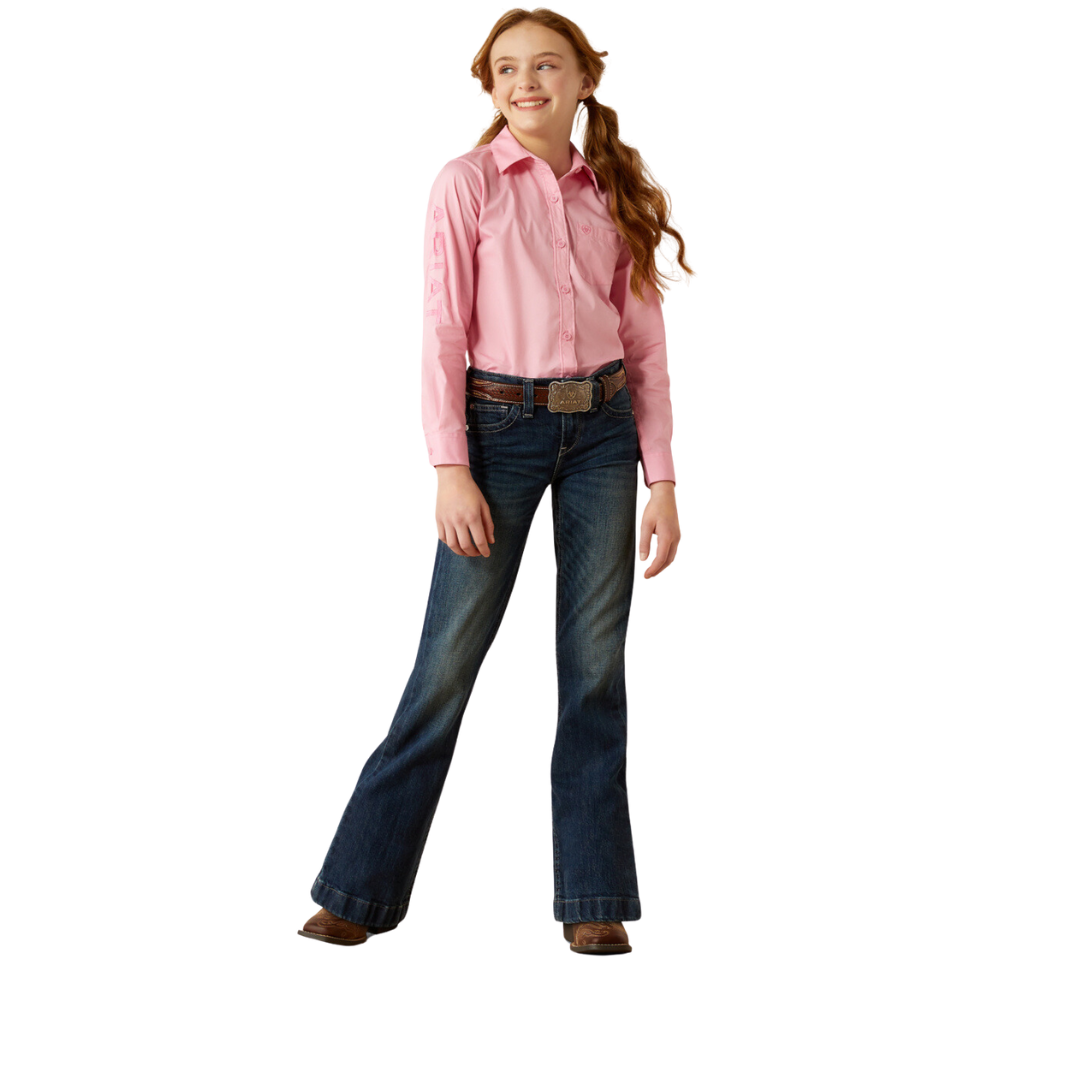 Ariat Youth Girl's Elsie Pacific Blue Jeans