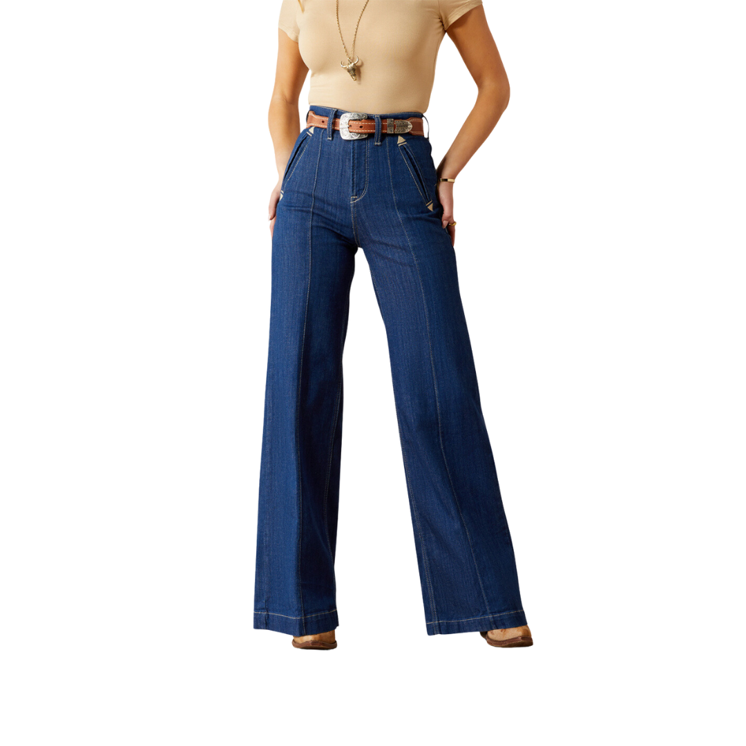Ariat Women's Bria Wide Low Dip Rinse Jeans