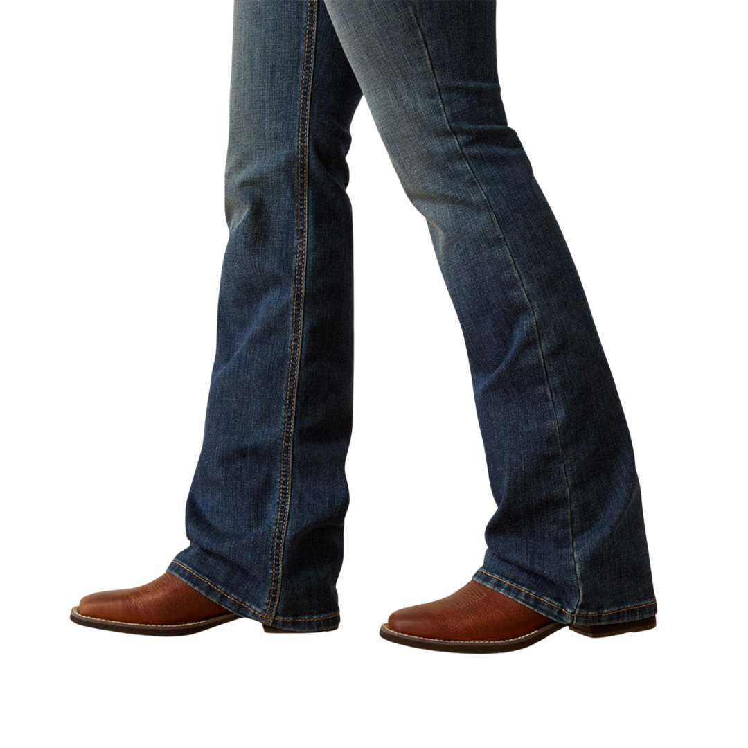Ariat Women's Sonia Mid Rise Bootcut Ocean Jeans