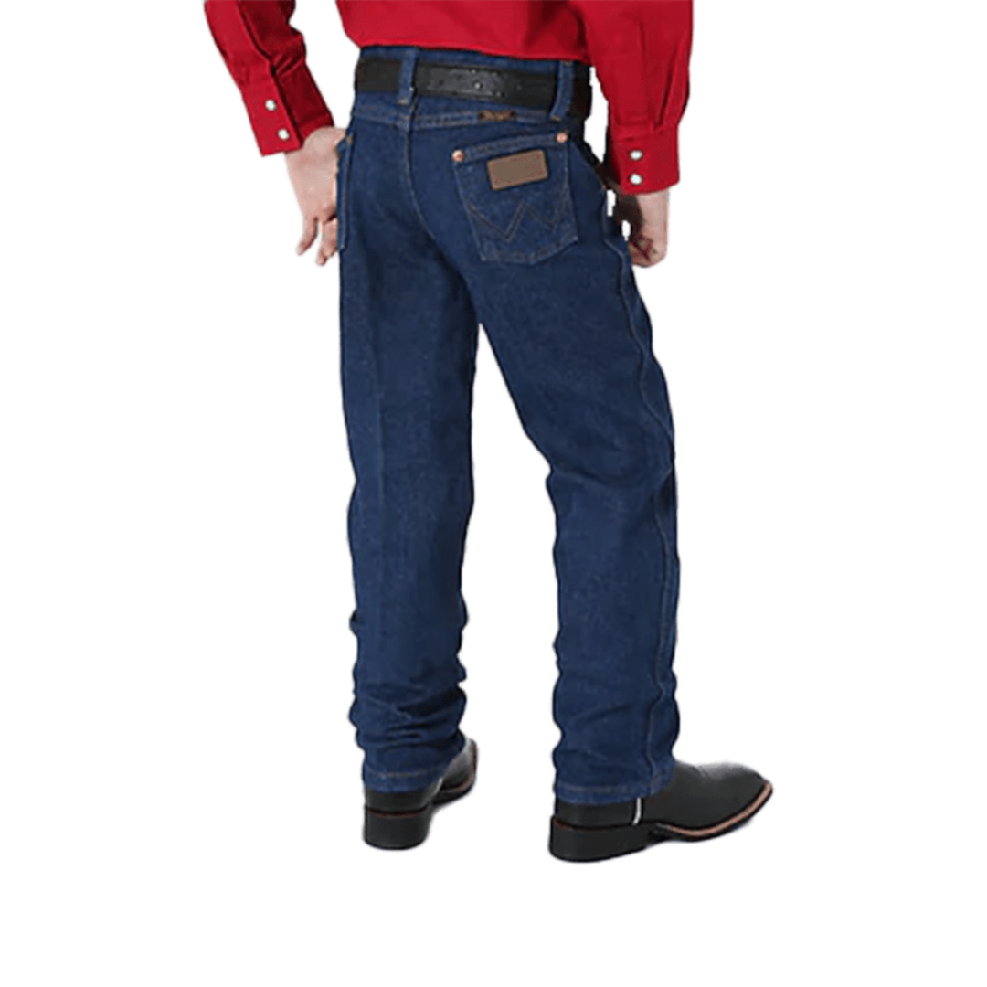 Wrangler Toddler Boy's Original Fit Prewashed Indigo Blue Jeans