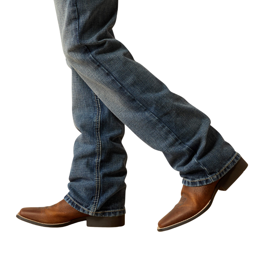 Ariat Youth Boy's B4 Relaxed Boot Cut Durango Blue Jeans