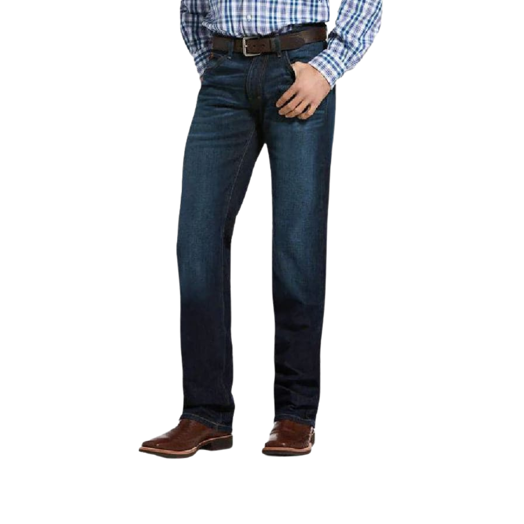 Ariat Men's M5 Slim Stretch Legacy Stackable Straight Blue Jeans