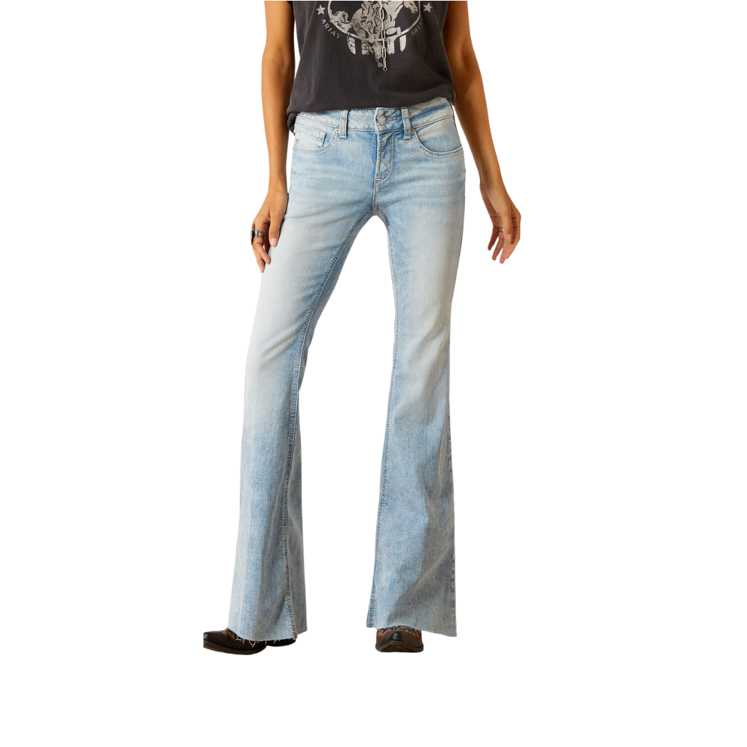 Ariat Women's Perfect Rise Jimena Flare Snowland Jeans