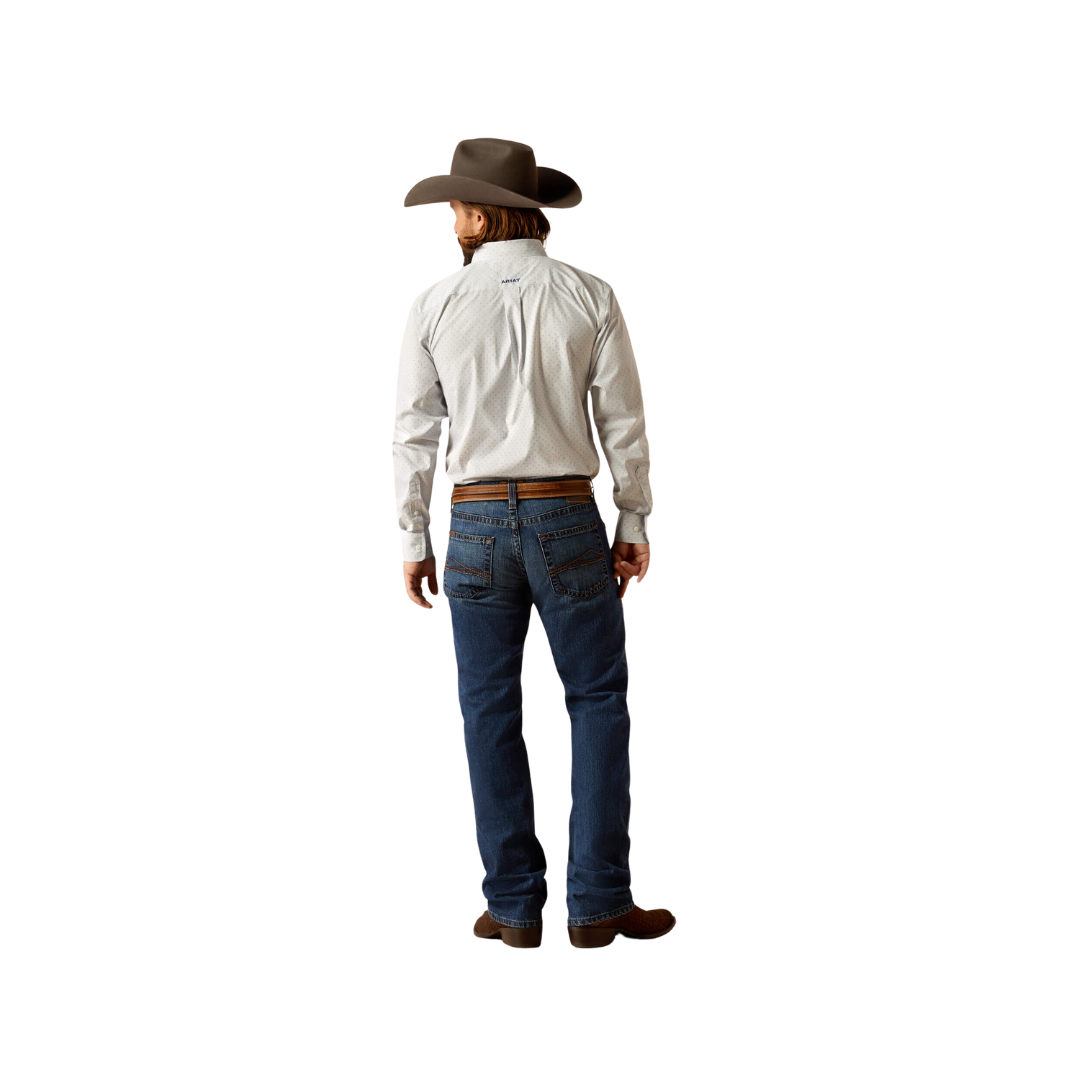 Ariat Men's Rider Fitted Light Blue Shirt