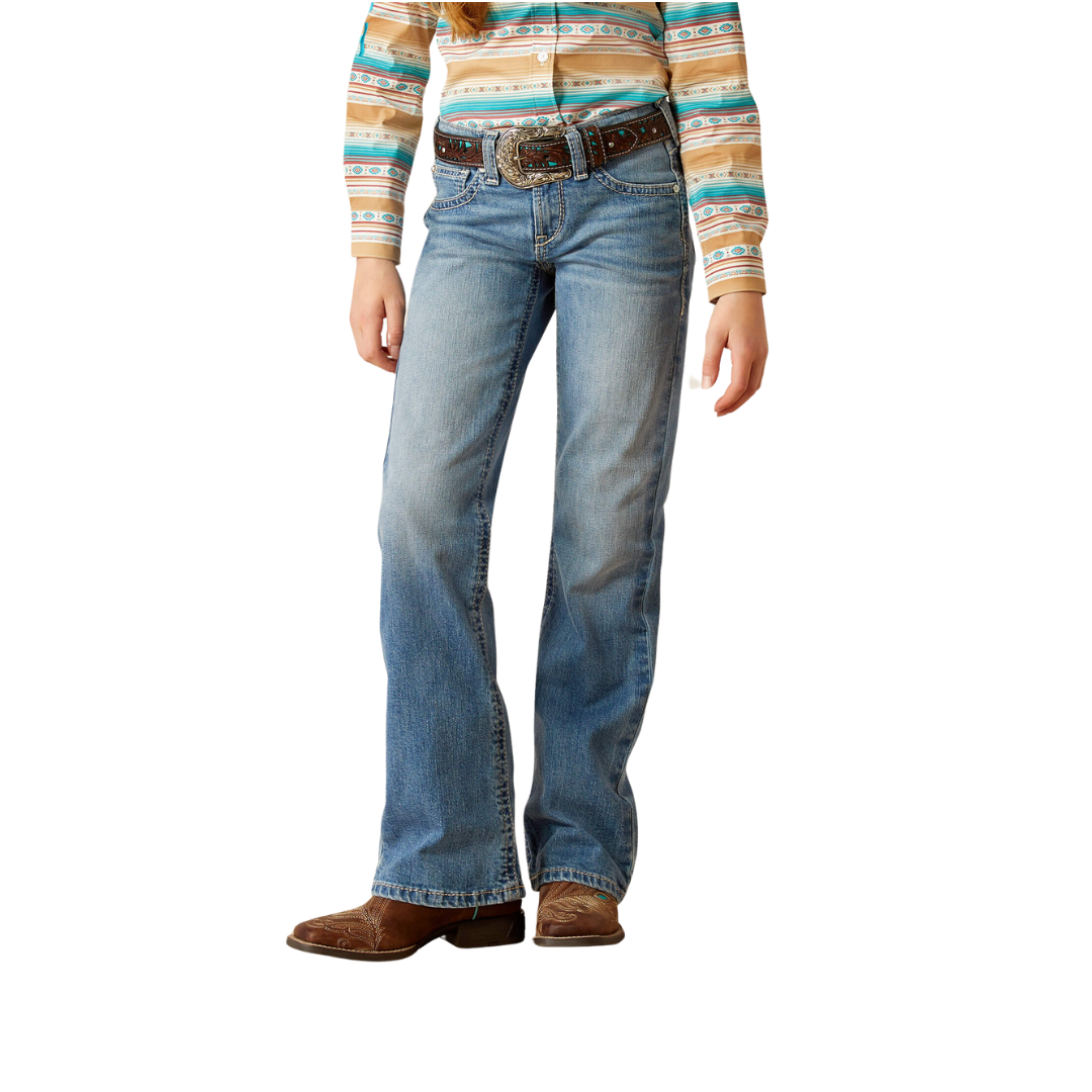 Ariat Youth Girl's Lydia Boot Cut Tennessee Blue Jeans