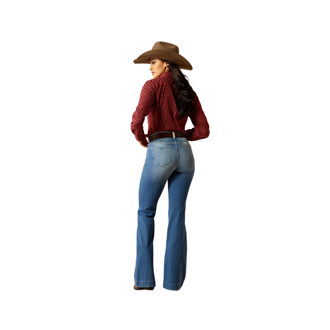 Ariat Women's High Rise Clair Slim Trouser Anaheim Jeans