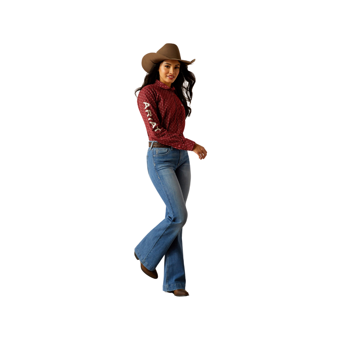 Ariat Women's High Rise Clair Slim Trouser Anaheim Jeans
