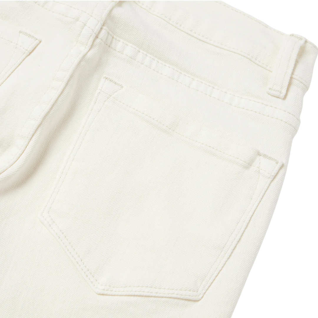 Stetson Apparel Women's 921 High Rise Flare Fit White Jean