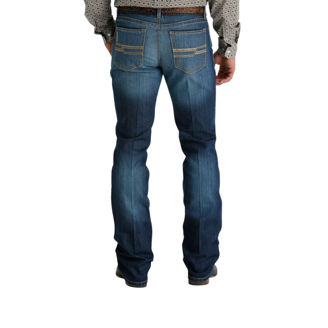 Cinch Men's Ian Mid Rise Slim Bootcut Jeans
