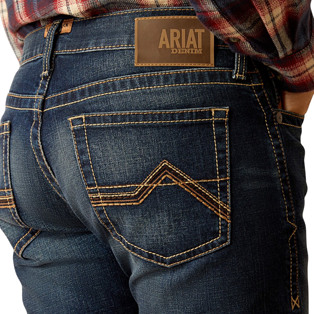 Ariat Men's M8 Modern Gunner Dark Blue Jeans