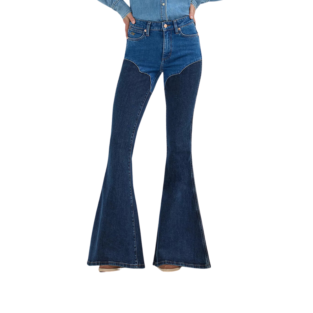 Wrangler Women's Lainey Wilson Tonal Blue Jeans