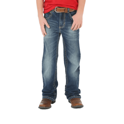 Wrangler Toddler Boy's Midland Medium Wash Slim Blue Jeans