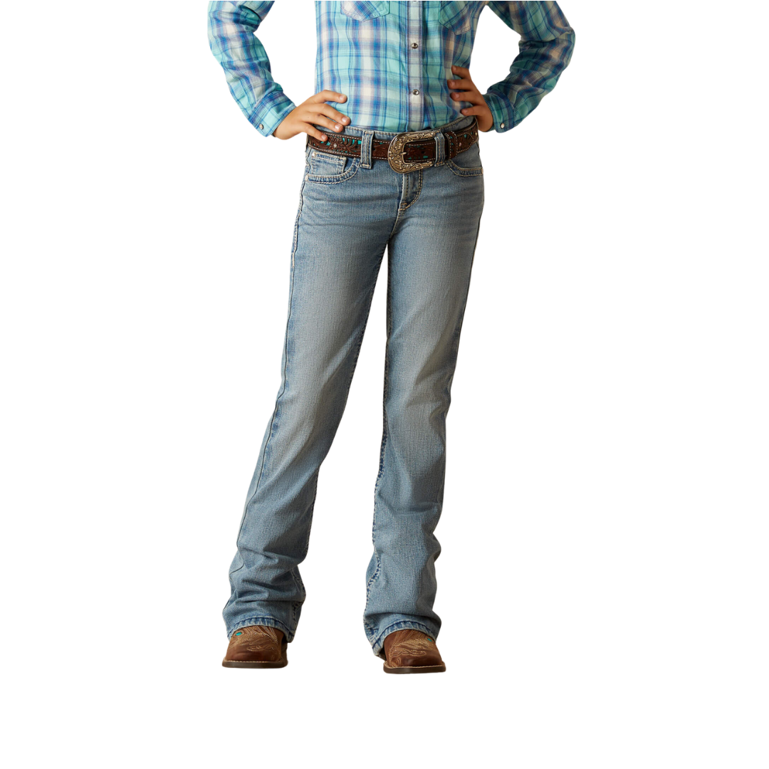 Ariat Youth Girl's Lennon Trouser Colorado Blue Jeans