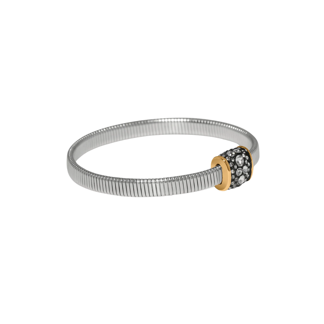 Brighton Women's Meridian Solis Spring Hem Silver Bracelet