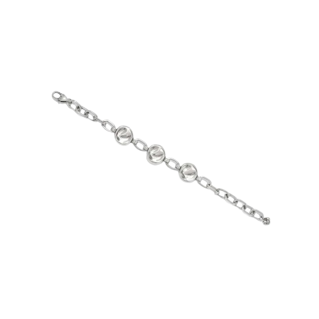 Brighton Women's Cascade Round Silver Gold Bracelet