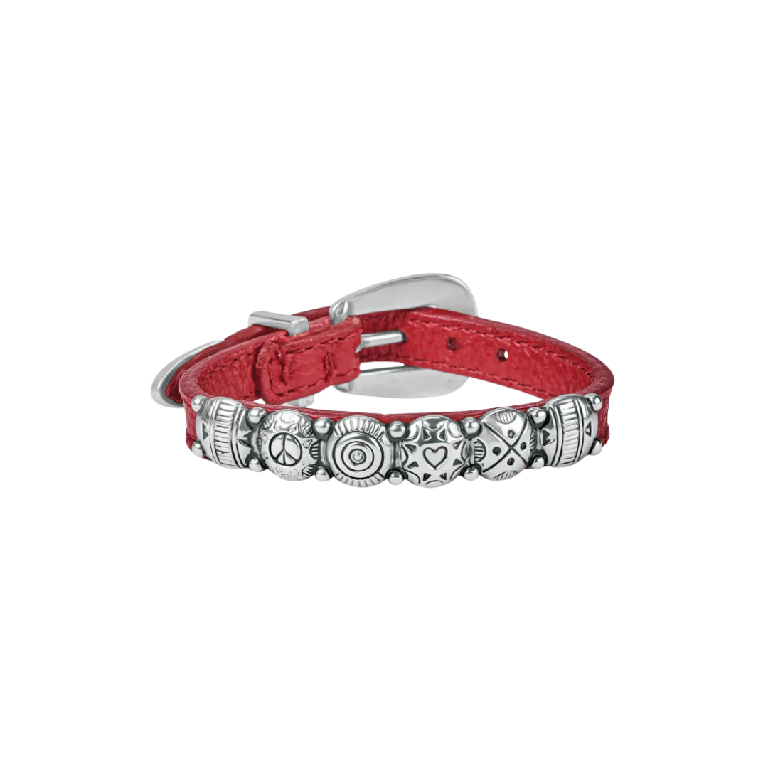 Brighton Women's Lipstick Harmony Bandit Red Bracelet
