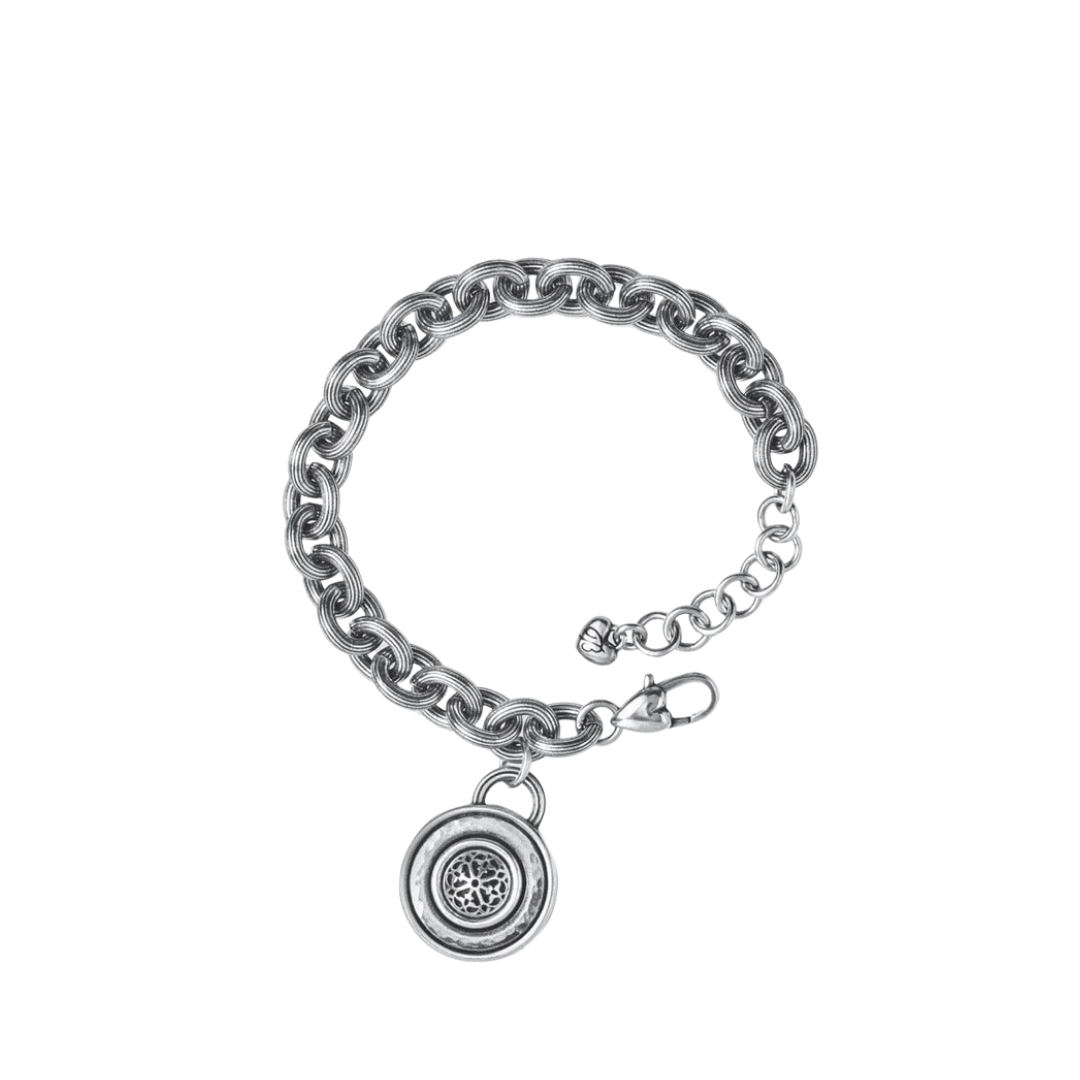 Brighton Women's Ferrara Disc Grey Bracelet