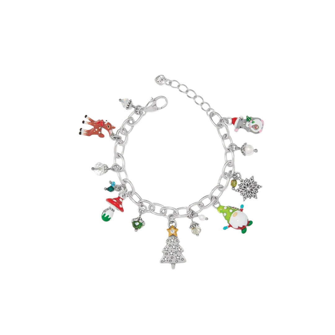 Brighton Women's Christmas Forest Charm Bracelet