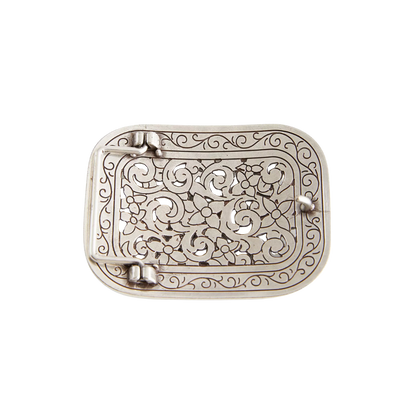Blazin Roxx Women´s Glitz Silver Grey Buckle