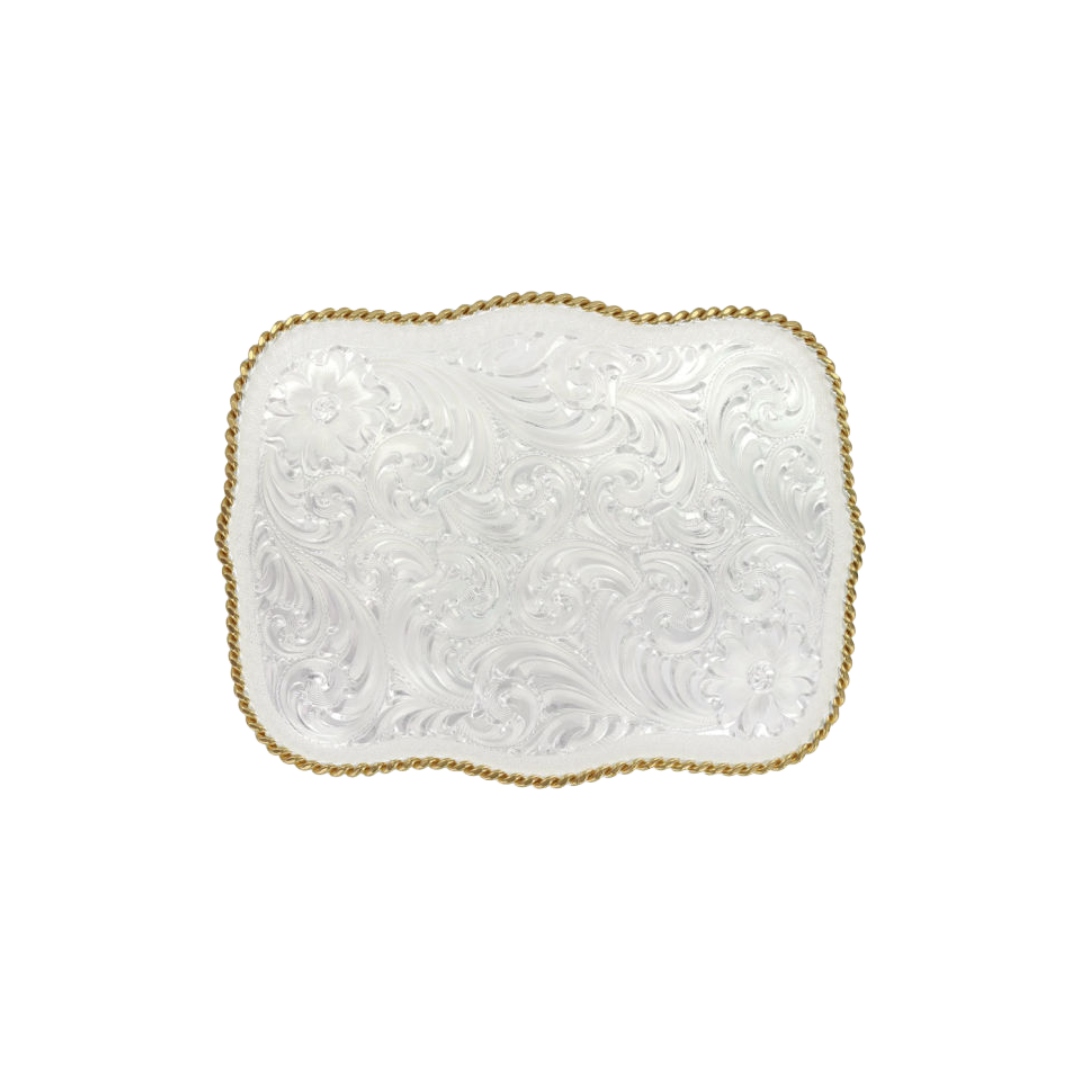 Montana Silversmiths Women's Silver Engraved Western Buckle