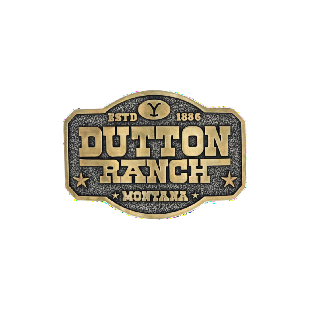 Montana Men's Silversmiths Dutton Ranch Attitude Belt Buckle