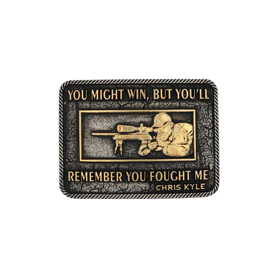 Montana Silversmiths Men's You'll Remember Attitude Buckle