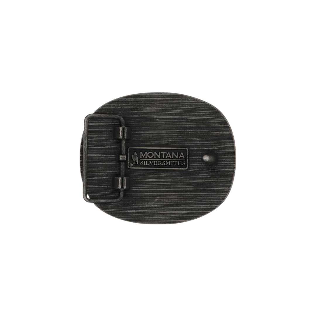 Montana Silversmiths Men's Keep it Old School Whiskey Bent Buckle