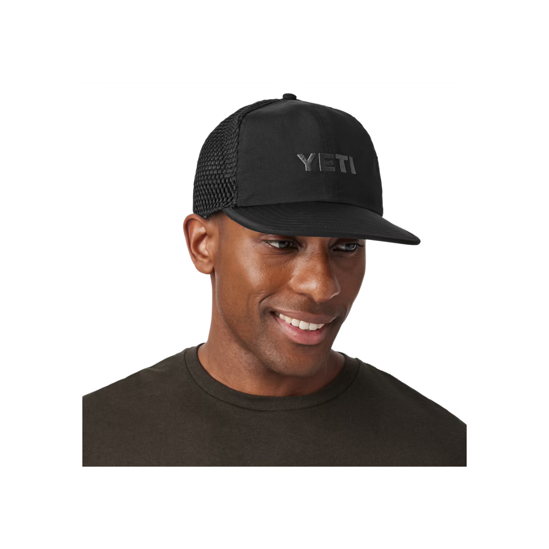 YETI Performance Hat ブラック キャップ The Boot Jack Yeti Logo Low Profile Performance Hat