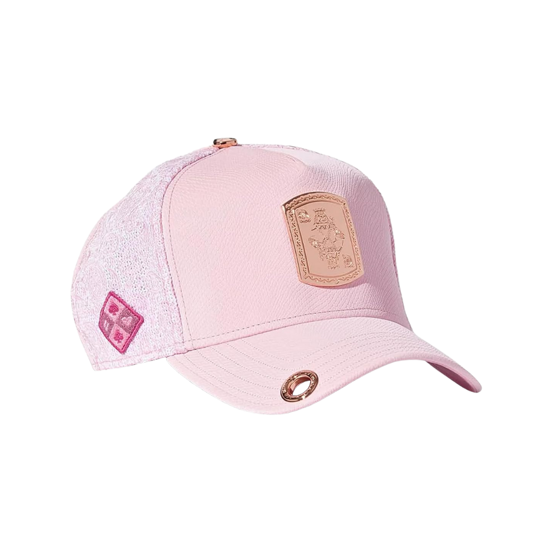Red Monkey Unisex Kings Queens Snapback Pink Cap