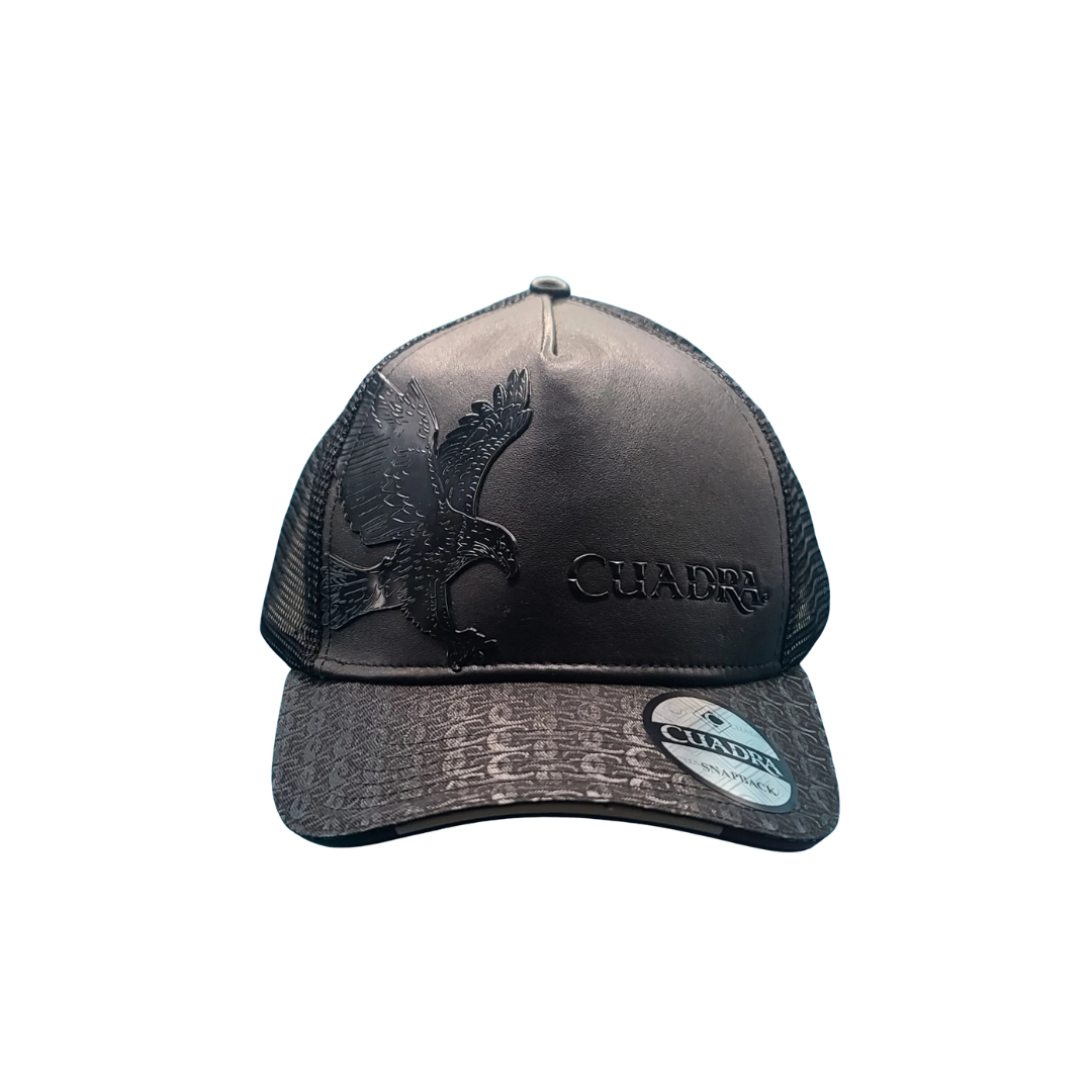 Cuadra Men's Oxford Eagle Black Cap