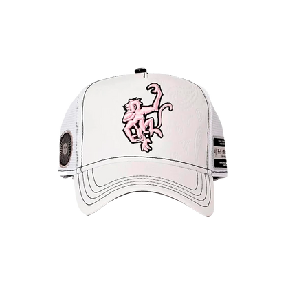 Red Monkey Unisex Fiesta White Cap
