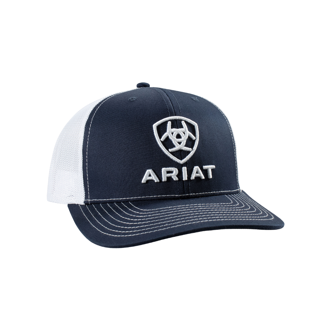 Ariat Men's Embroidered Navy Cap