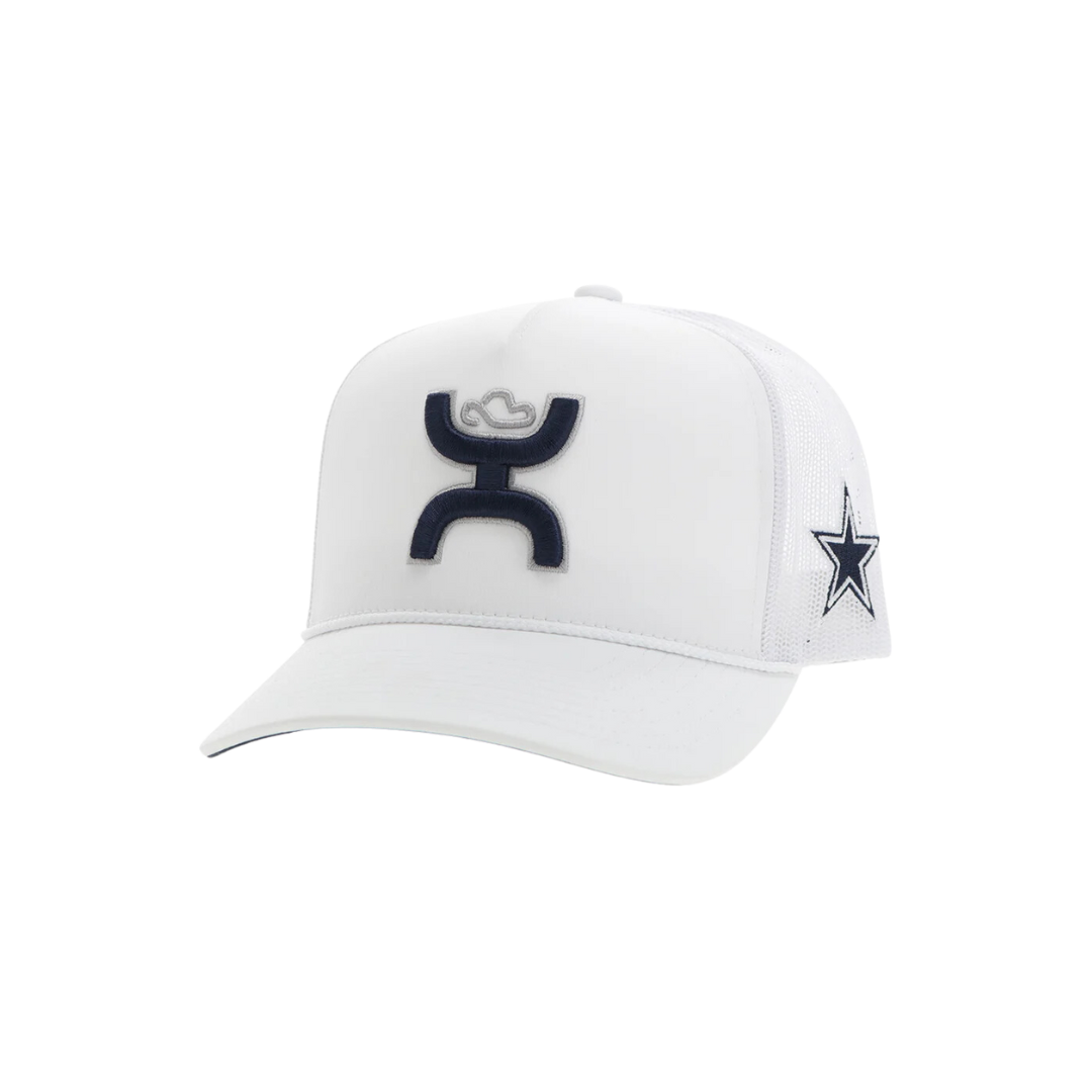 Hooey Men's Dallas Cowboys White Cap