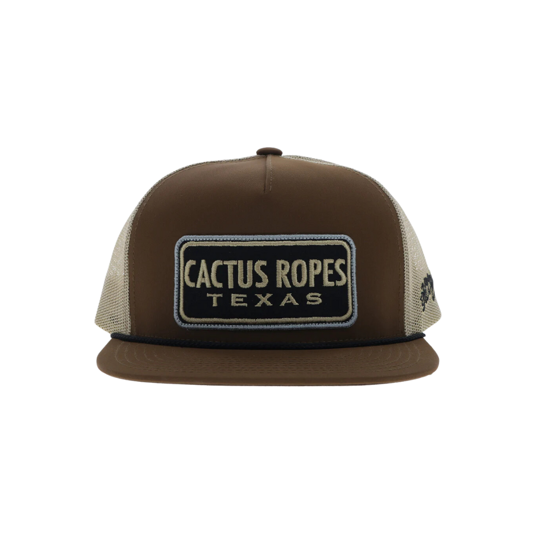 Hooey Men's Cactus Ropes Brown Tan Cap