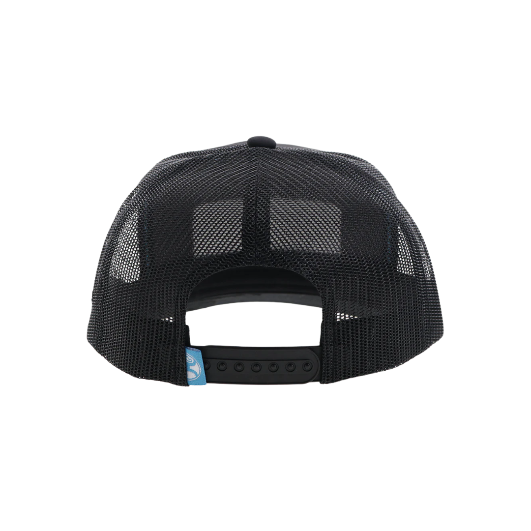 Hooey Men's Cactus Ropes Patch Black Cap