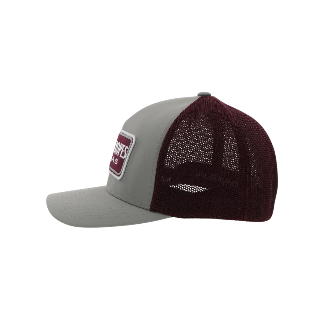 Casquette Hooey Mercantile - Homme Petit/Moyen - Grise - Emblème Texas - Mesh - Occasion