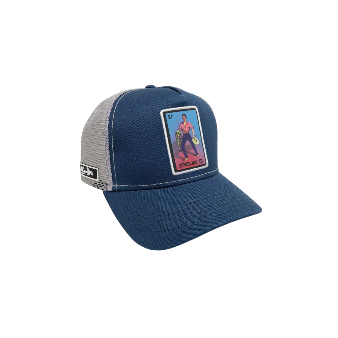Larry Mahan Men's El Valiente The Brave Blue Cap