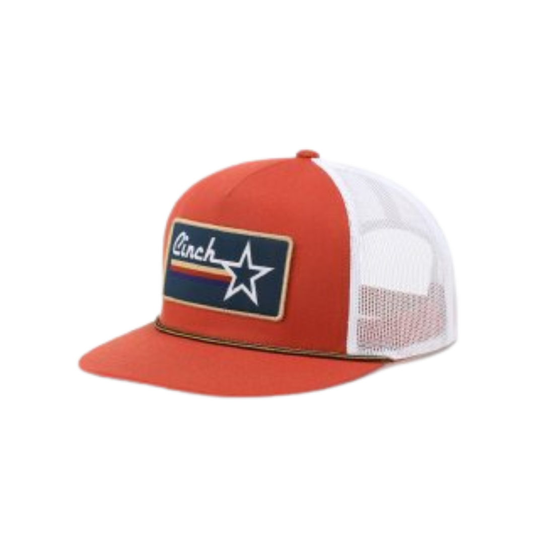 Cinch Men's Trucker Orange Cap