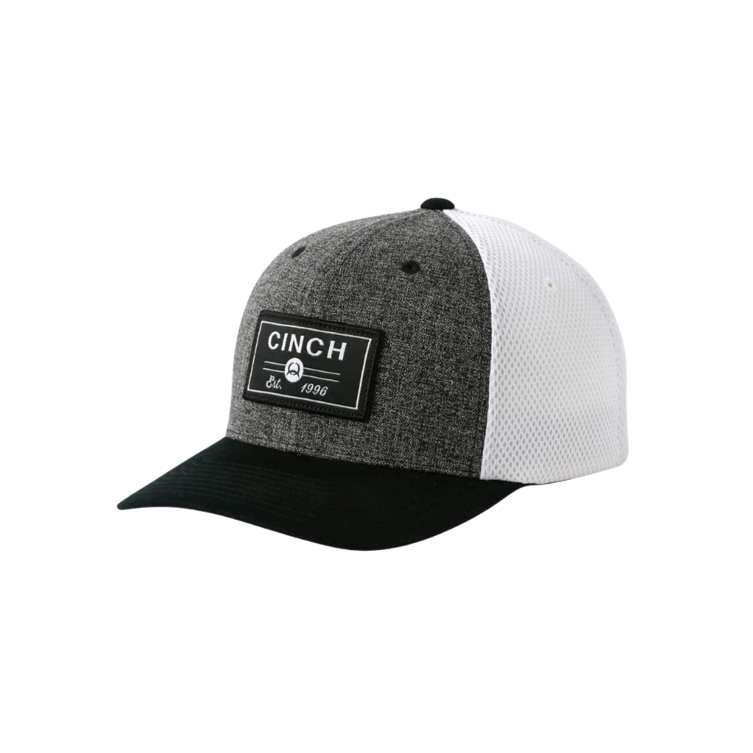 Cinch Men's Flex Fit Airmesh Heather Grey Cap