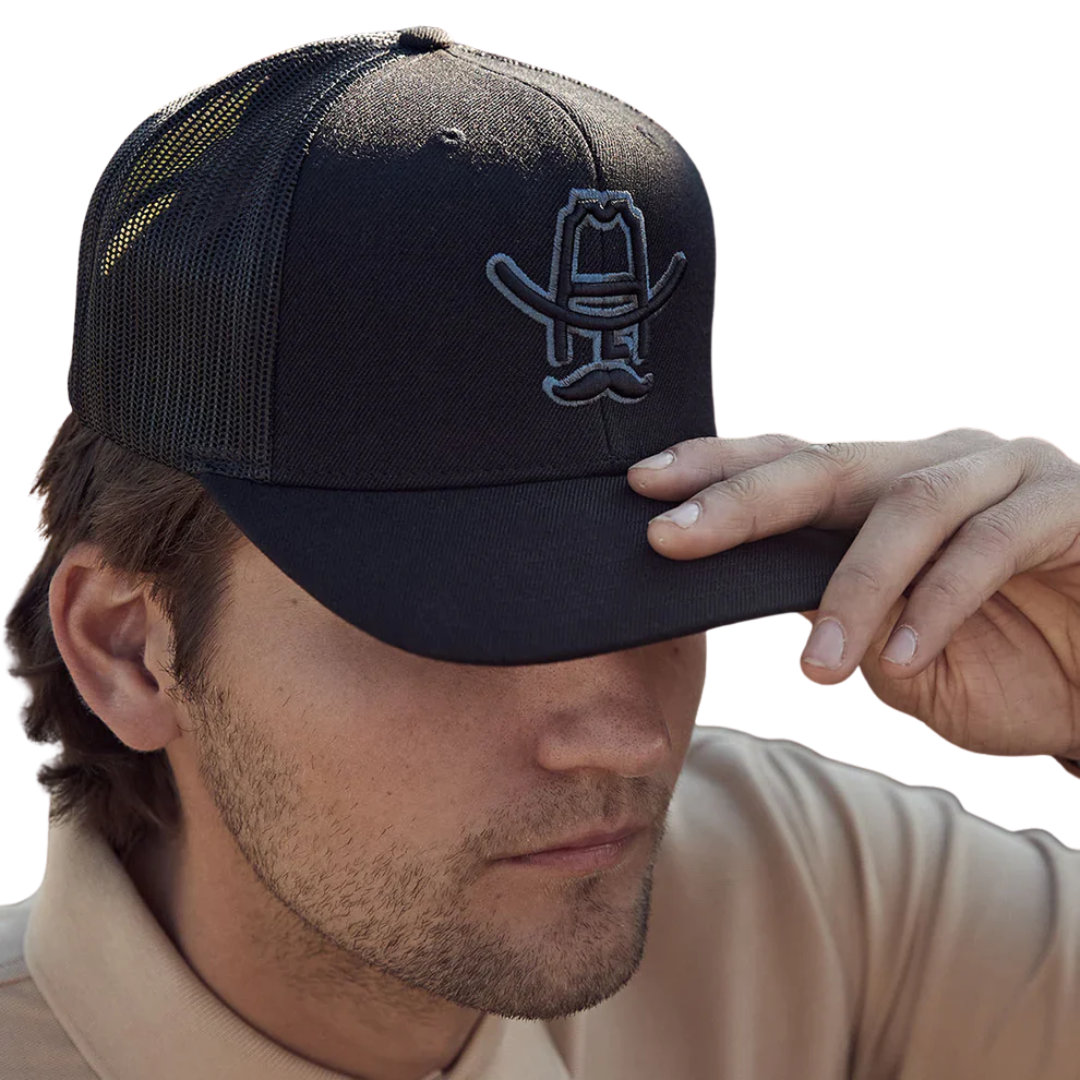 Corral UnisexCowboy Cool Blackout Black Cap