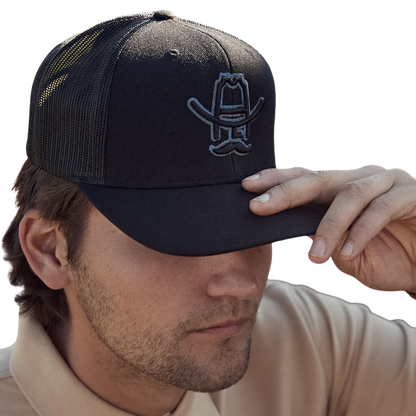Corral UnisexCowboy Cool Blackout Black Cap