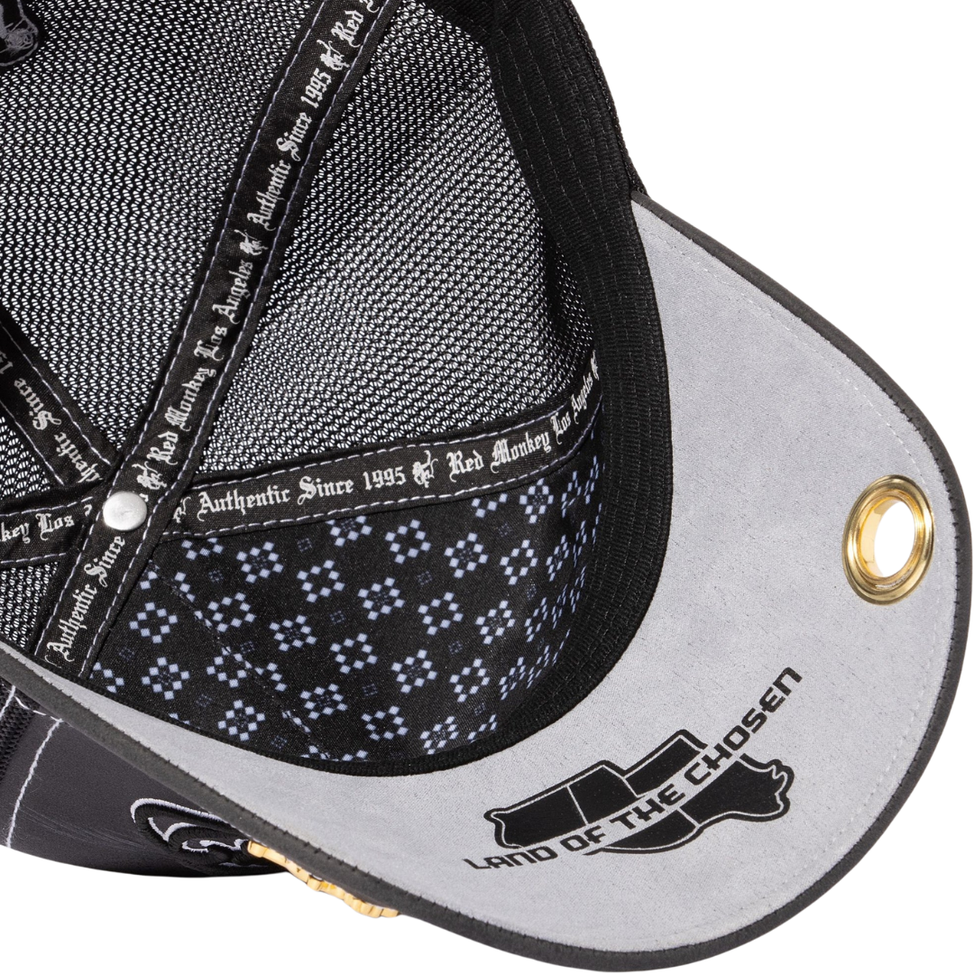 Red Monkey Unisex El Valle Trucker Black Cap